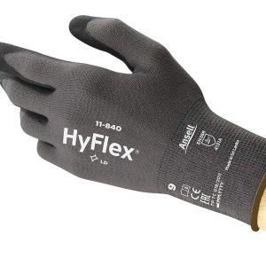 Ansell HyFlex 11-840 Nitrile-Coated Work Gloves  - 5 Pairs