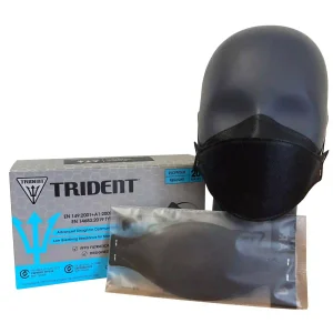 Trident Project 3 FFP3 Black Face Mask Respirator