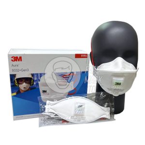 3M Aura 9332+ Gen3 FFP3 Respirator Face Mask - Box of 10